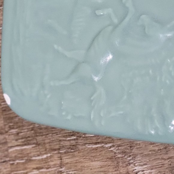 vintage handcrafted unicorn design  ceramic lidded trinket box - Picture 5 of 15